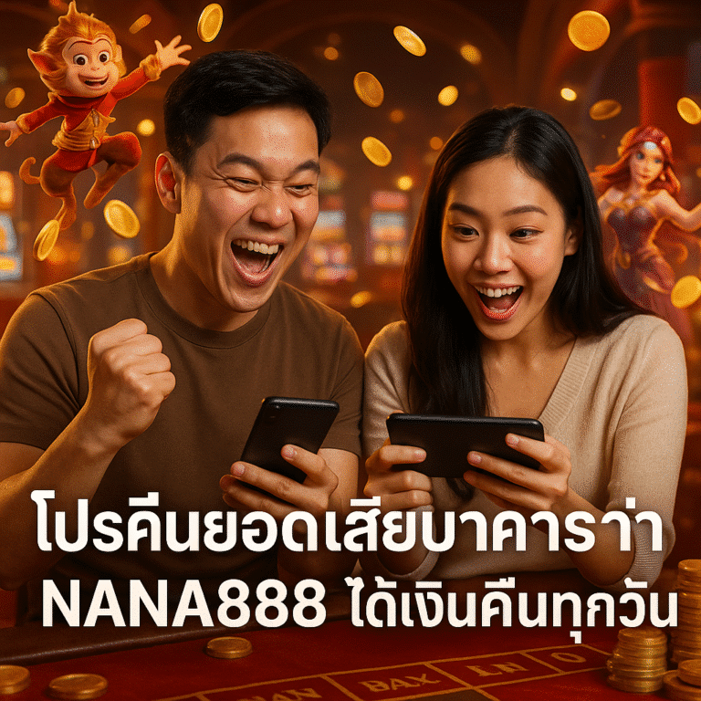 โปรคืนยอดเสียบาคาร่า NANA888 ได้เงินคืนทุกวัน