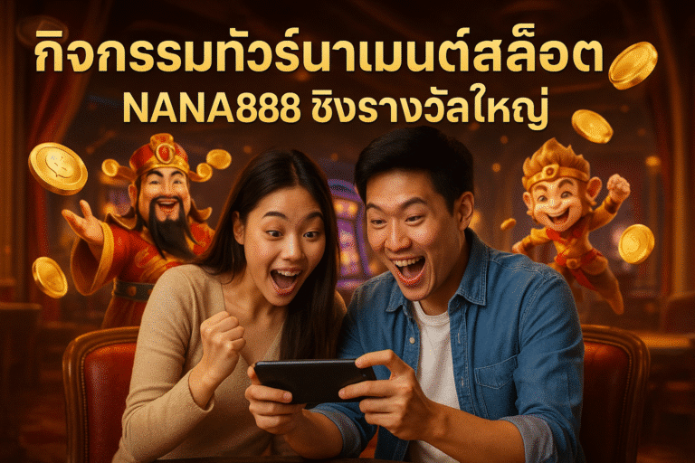 กิจกรรมทัวร์นาเมนต์สล็อต NANA888 ชิงรางวัลใหญ่